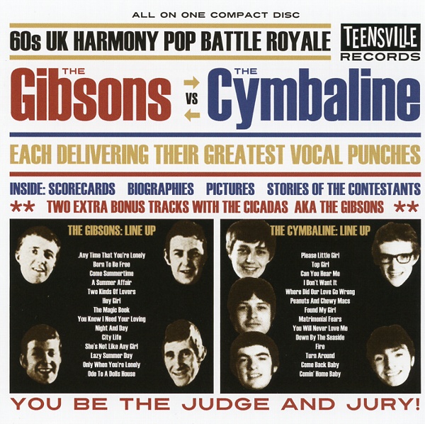 60s UK HARMONY POP BATTLE ROYALE THE GIBSONS VS. THE CYMBALINE