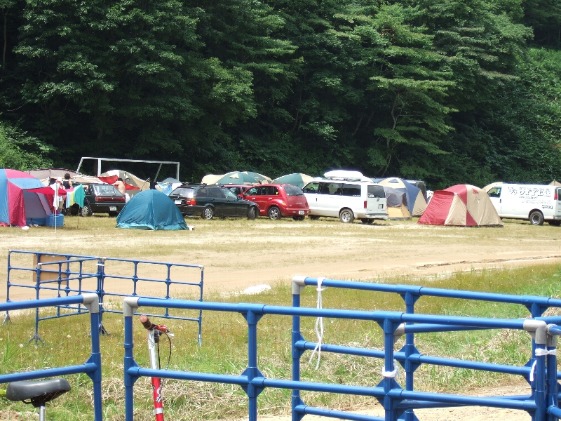 オートキャンプ場には犬を連れてくることができるそうですが、犬は見あたりませんでした。