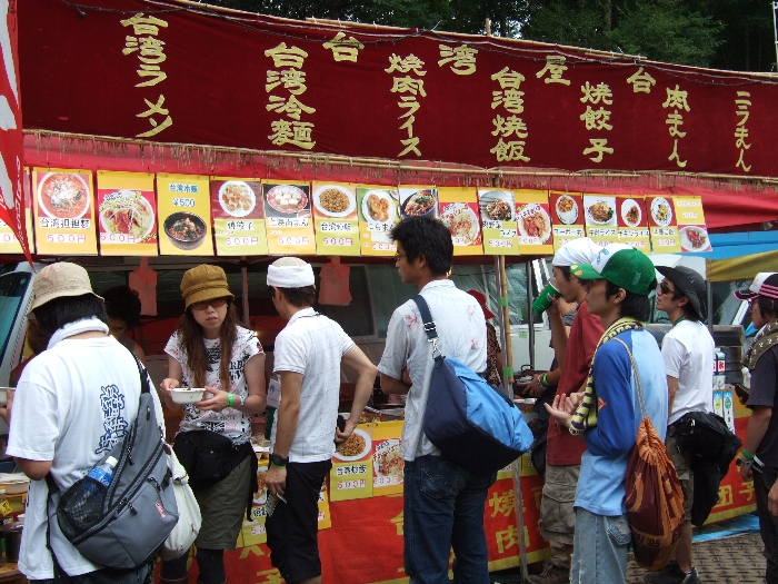 台湾料理店。他のフェスティバルにも出店。