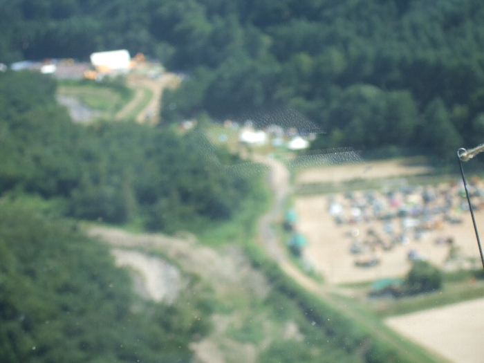 また旋回して着陸態勢に入ります。