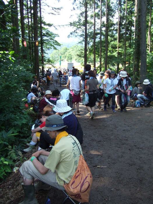 フィールド・オブ・ヘブンとオレンジ・コートの間。