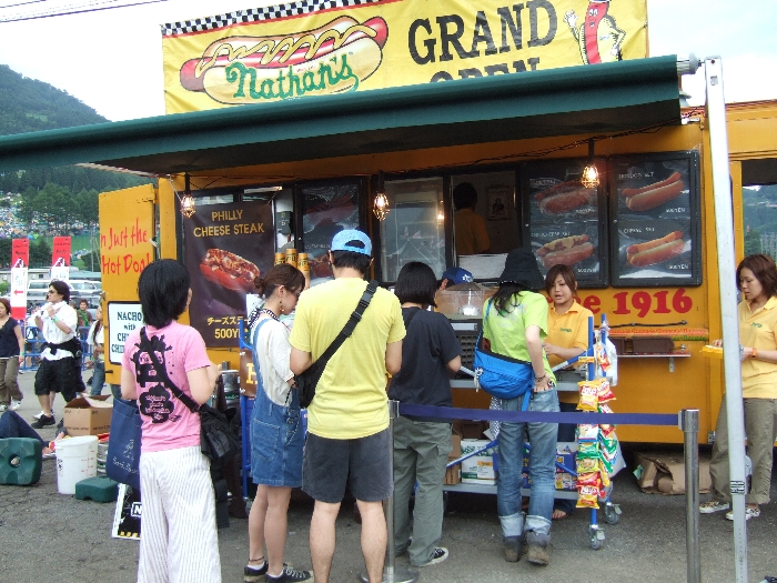 ホットドッグ屋。