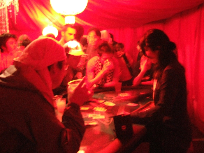 実際に賭博をしているわけではありません。