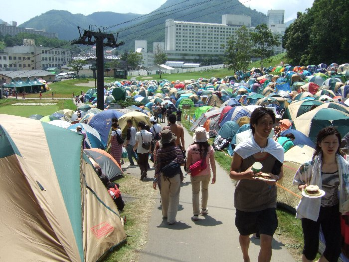 キャンプサイトの風景1。