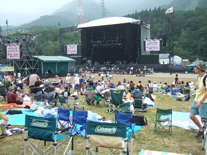 グリーン・ステージ。ホワイト・ステージ寄りから。