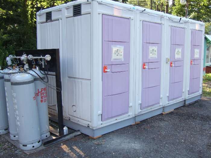 付近にあるシャワー。