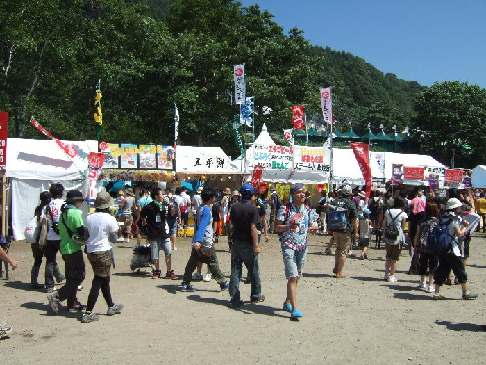 オアシスエリアの光景その2。