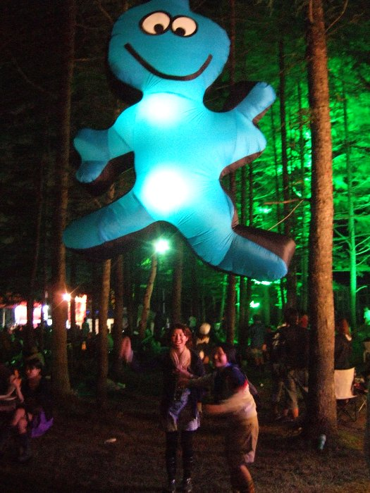 毎年フジ・ロック会場内のどこかにある大きなオブジェ。