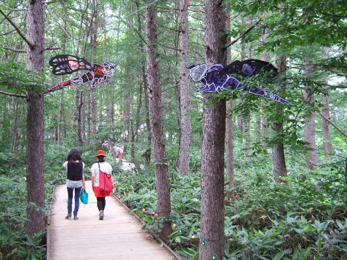 2008年のオブジェは人工の昆虫。 