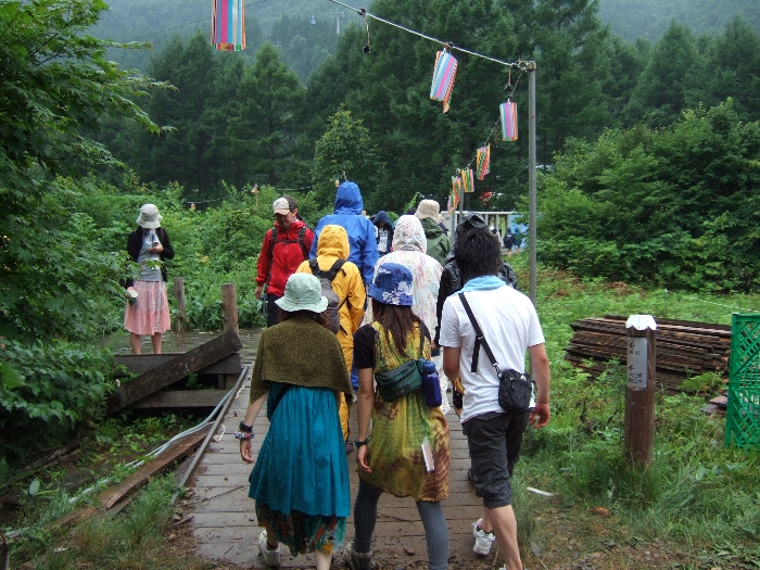 雨のバージョン。 