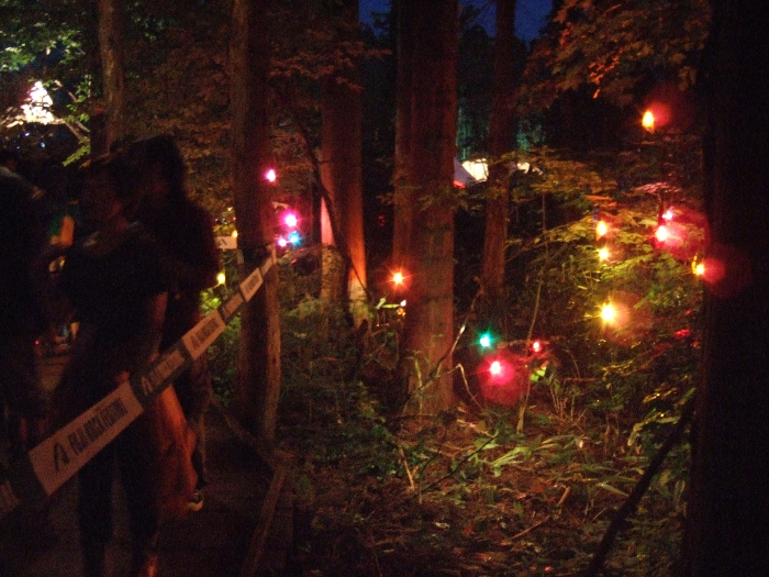 装飾灯としての豆電球。 