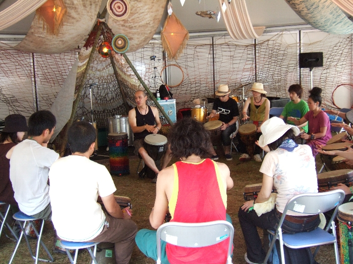 パーカッション講習会。有料でした。 