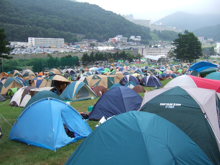 キャンプサイトCその2。 