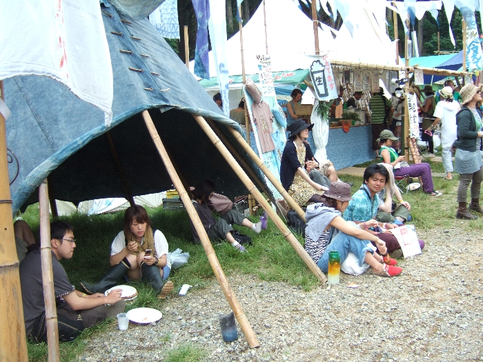 休憩所のようになっている一画。 