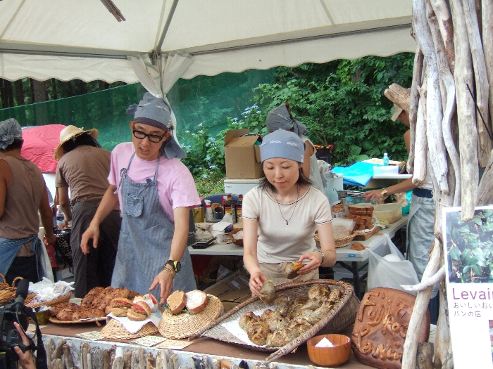 パンの種類は豊富です。 