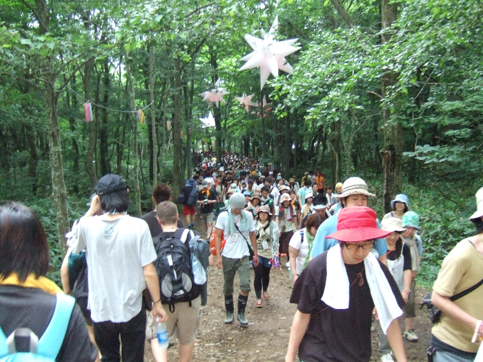 ホワイトステージ近く。 