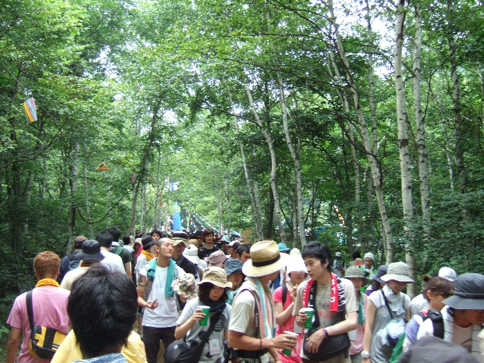 ホワイトステージ間近。 