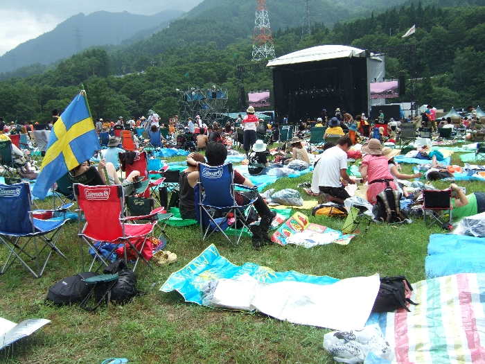 一般的なグリーンステージの風景。 