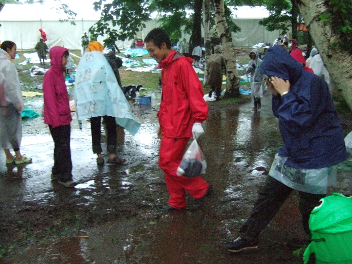 インフォメーション裏の通路。 