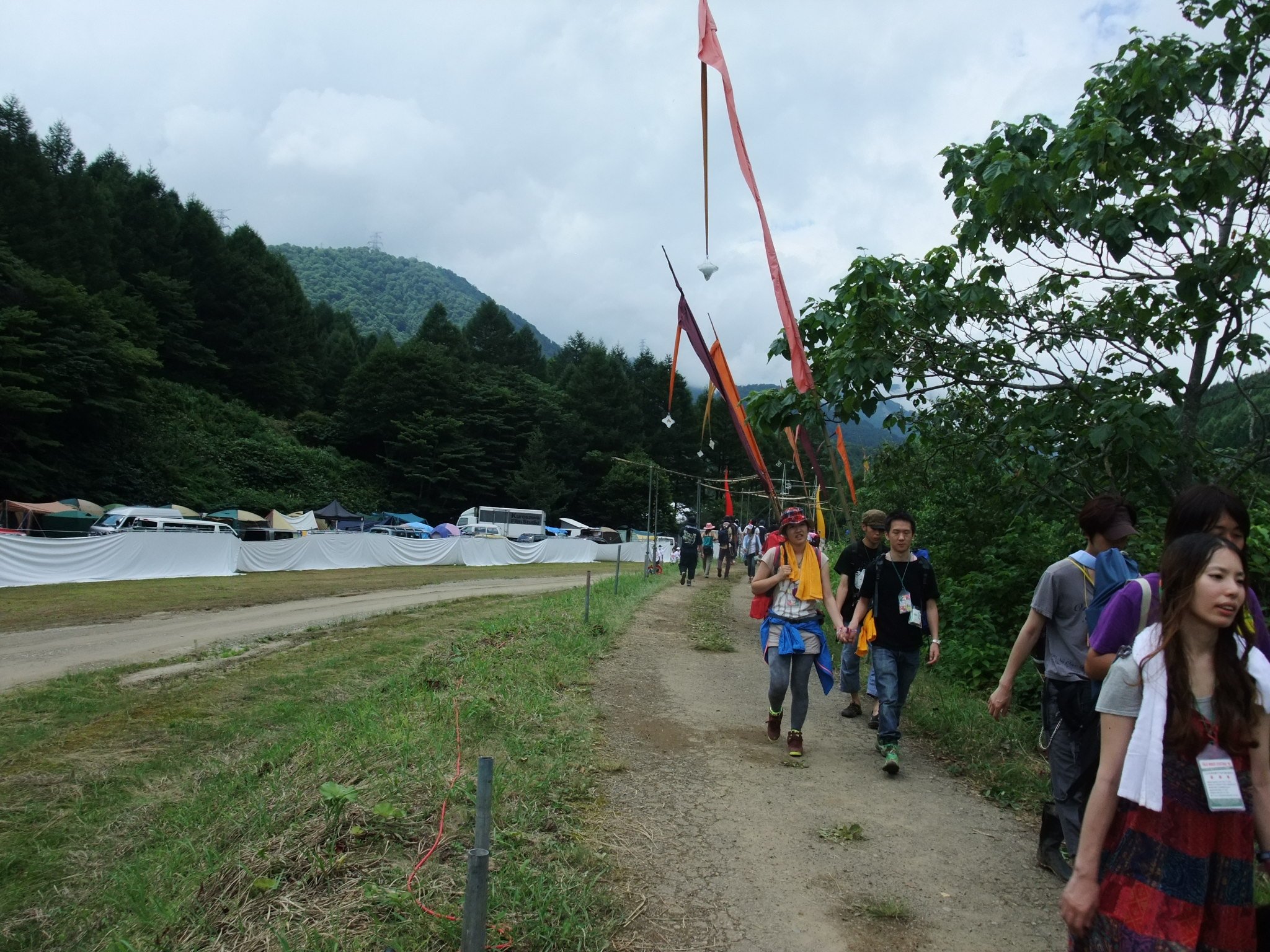 チェックを出たところ。