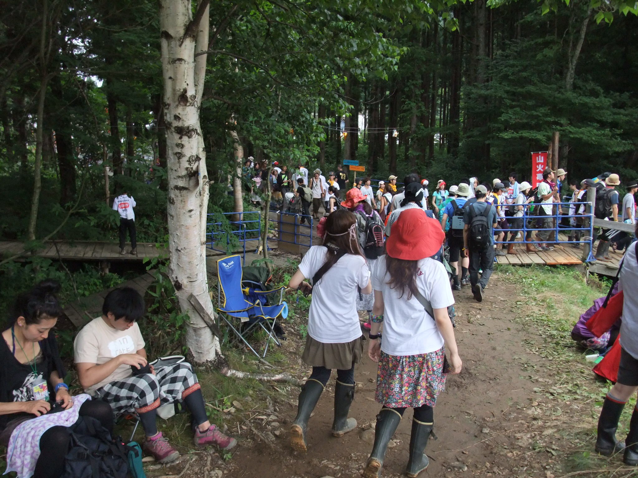 オレンジコートの入り口。