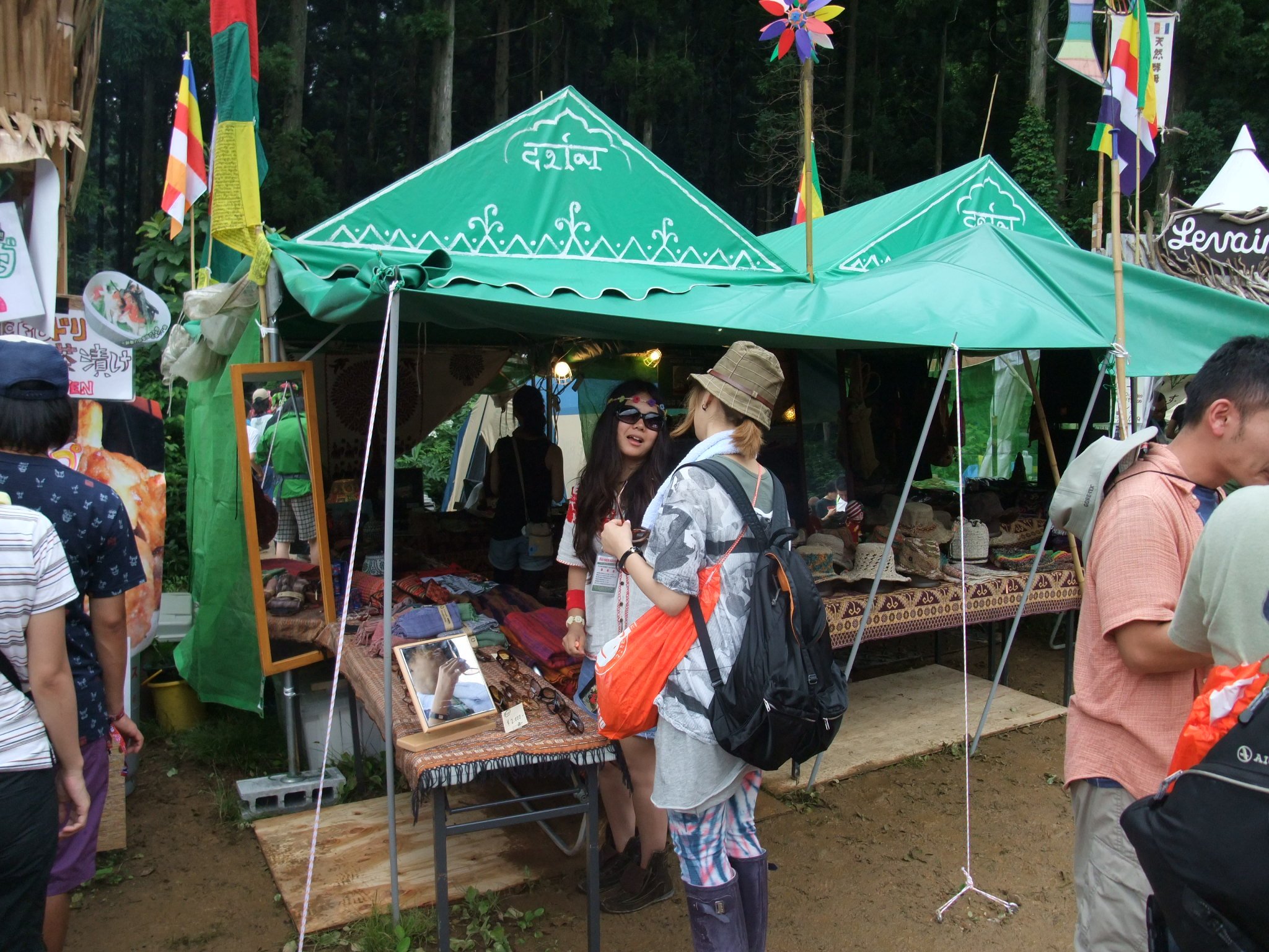 インド、南アジアの衣料品の店。