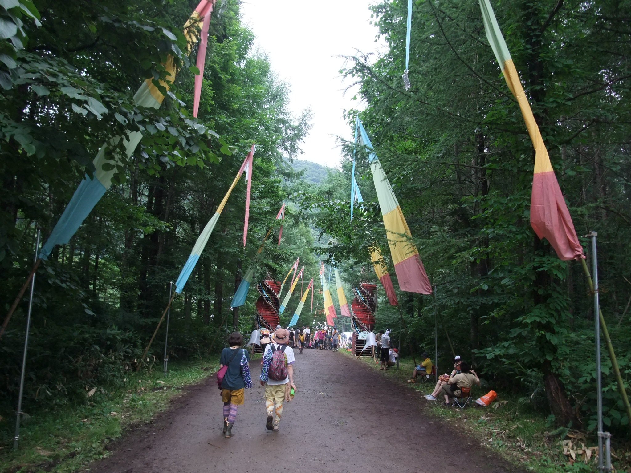 毎年よく似ているアバロンフィールドの通路。