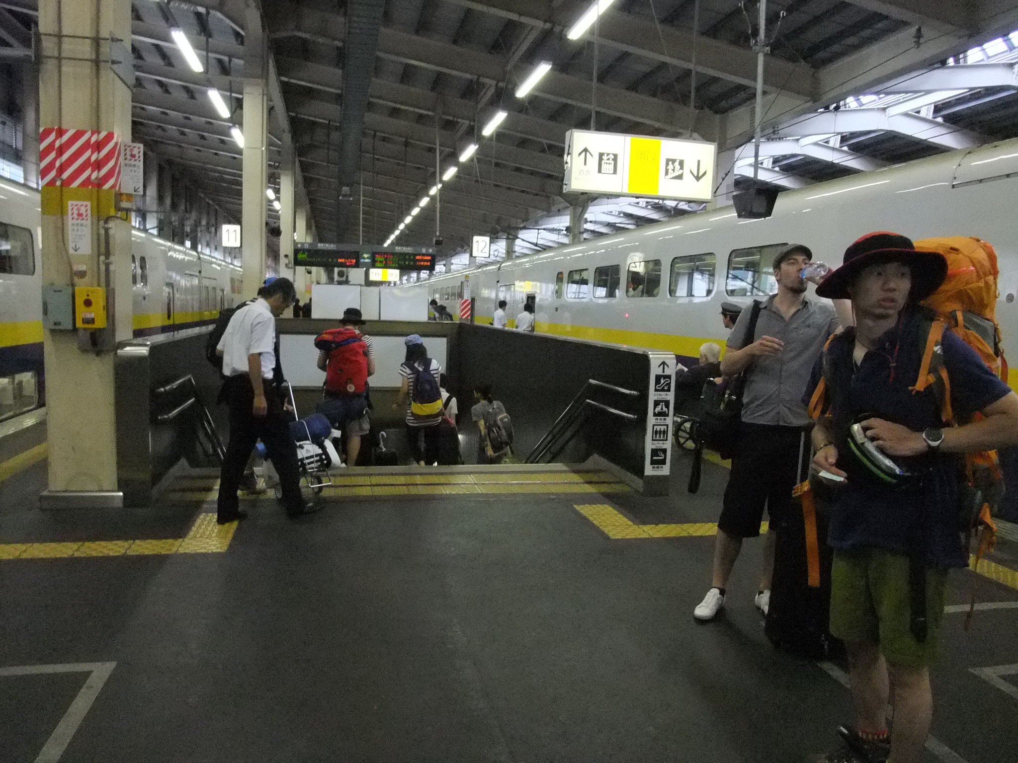 7月29日午後4時20分ごろ。今年は出発が遅れました。