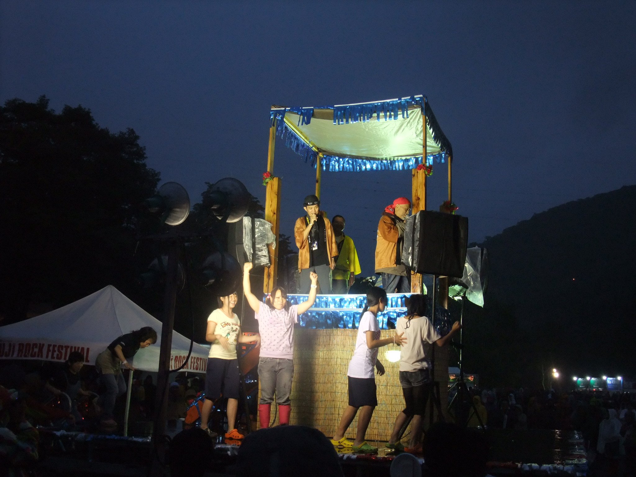 今年の苗場音頭は中学生が参加しました。