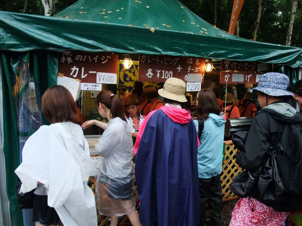 ハイジカレー600円、トッピング100円～200円。