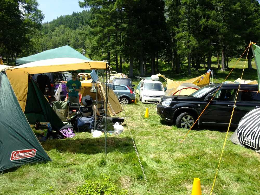 車一台に1区画が割り当てられるようだ。