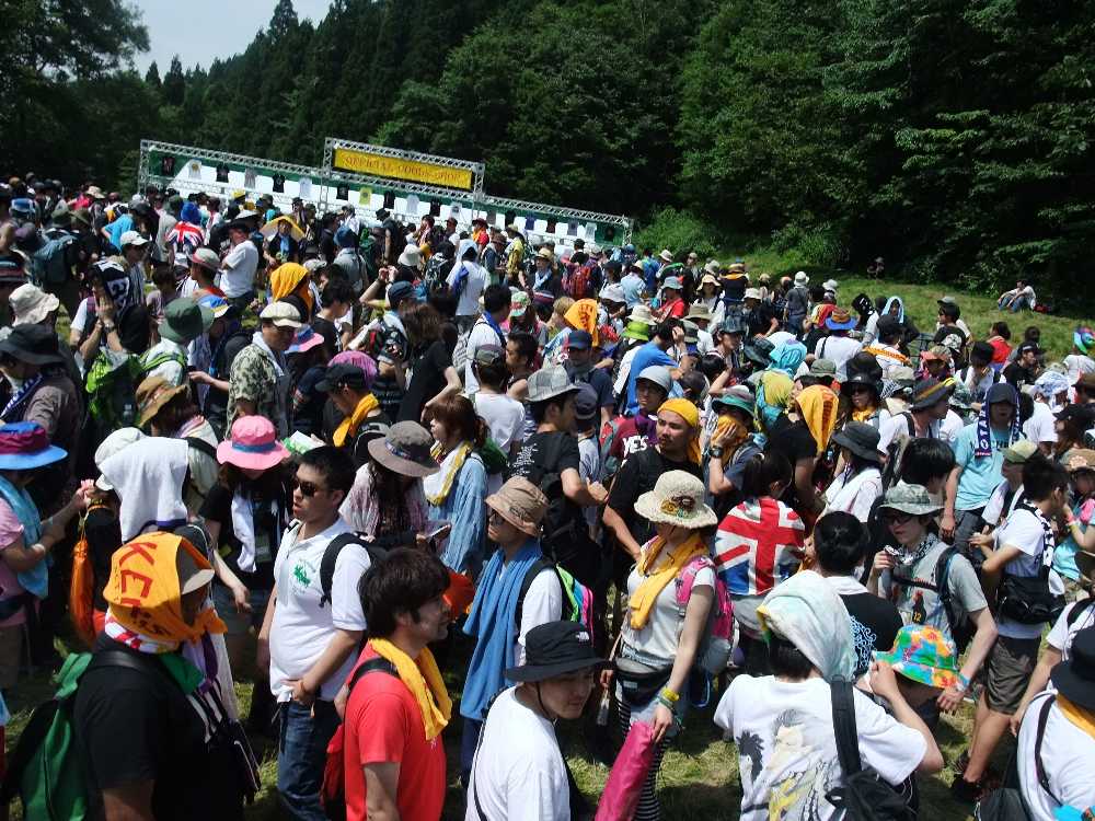 1日目午後1時ごろ。