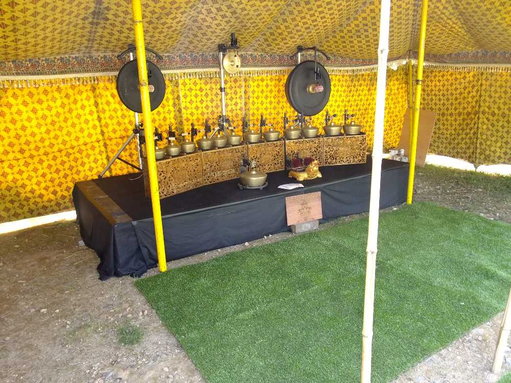 ピラミッドガーデン。誰もいなかったので殺風景になってしまった。