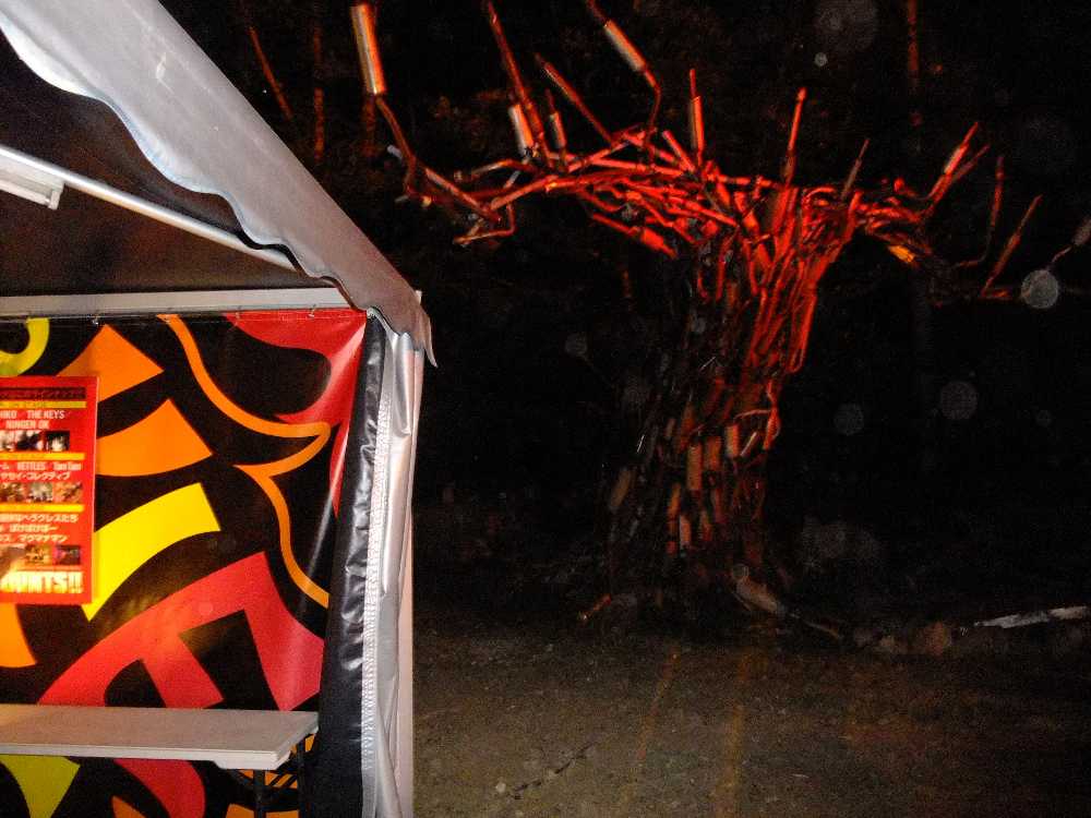 毎年あったオブジェが端に追いやられていた。