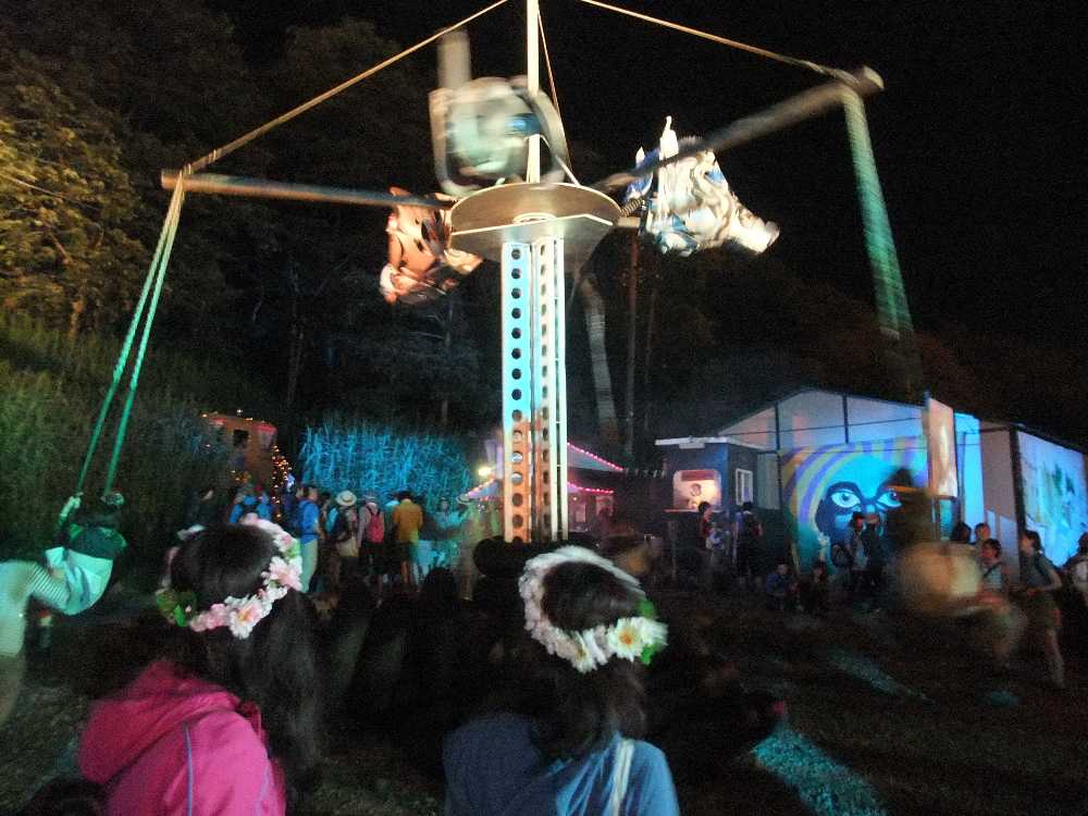 回転ブランコ。