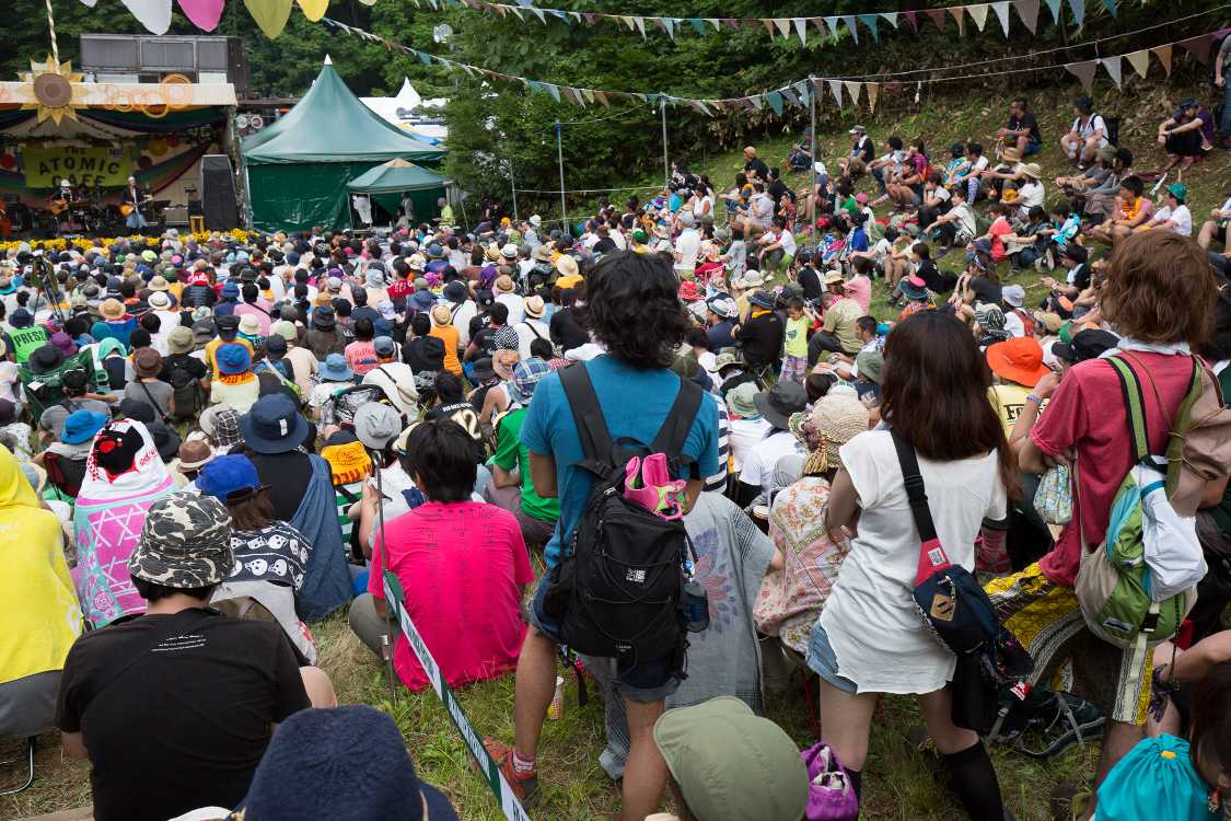 斜面は今年から刈り込まれたようです。