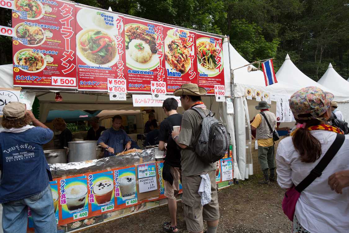 ハラール対応のルン・ルアン。ハラール対応の店が会場内にあるのは重要だ。