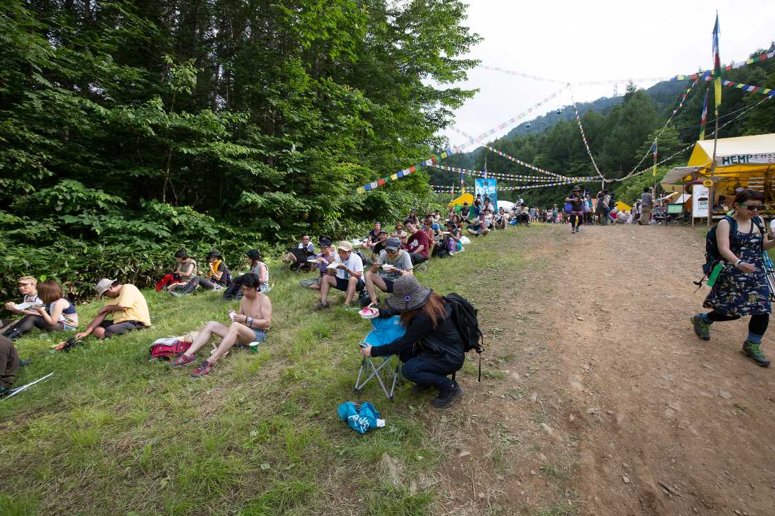 NGOビレッジの手前。