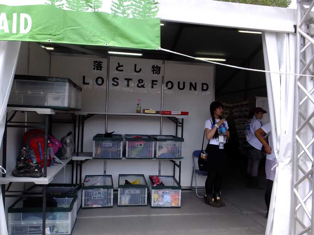 品目別の拾得物。