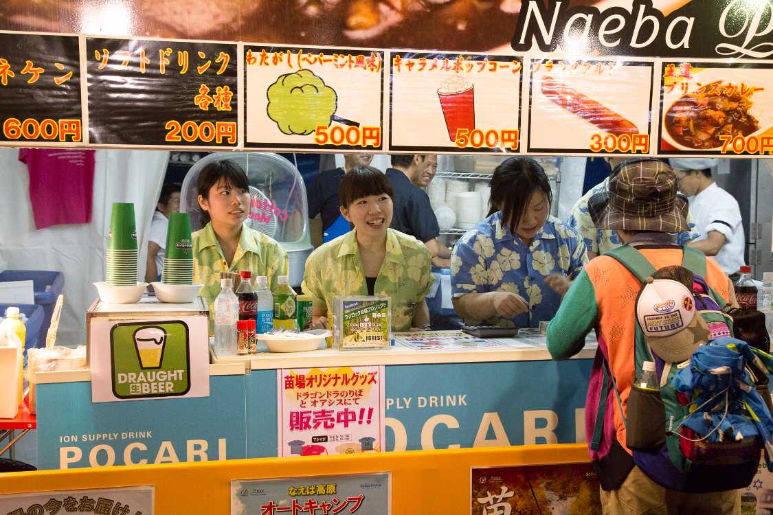 綿菓子はほかにはないメニューだ。