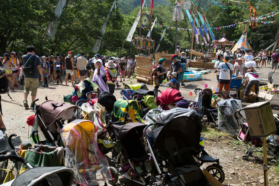 カート置き場。