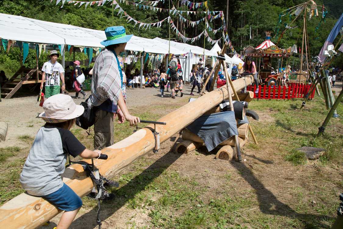 普通のシーソー。