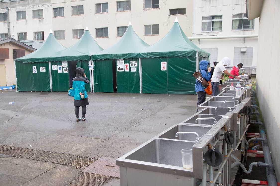 シャワーは24時間稼働。