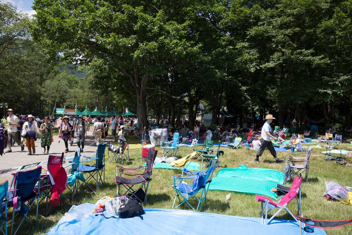 プライオリティーテントよりも北側。