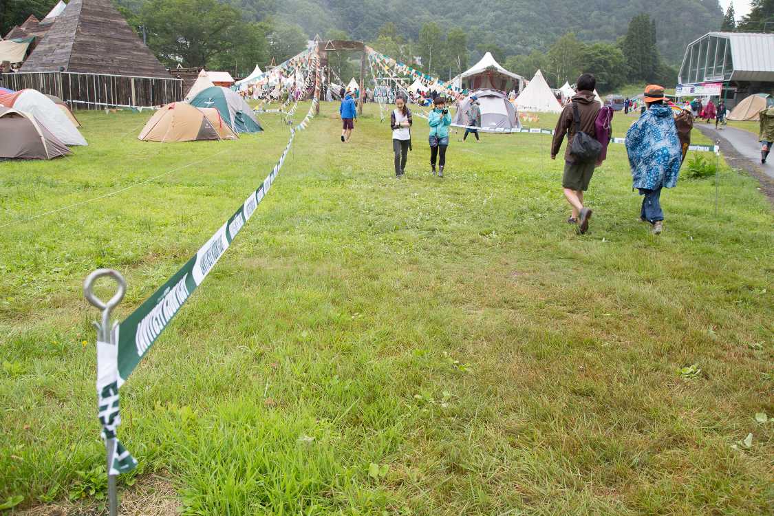 ピラミッドガーデンの入り口。