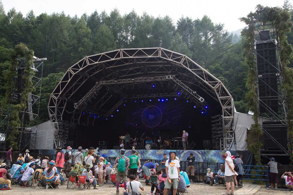 ステージ準備のころ。