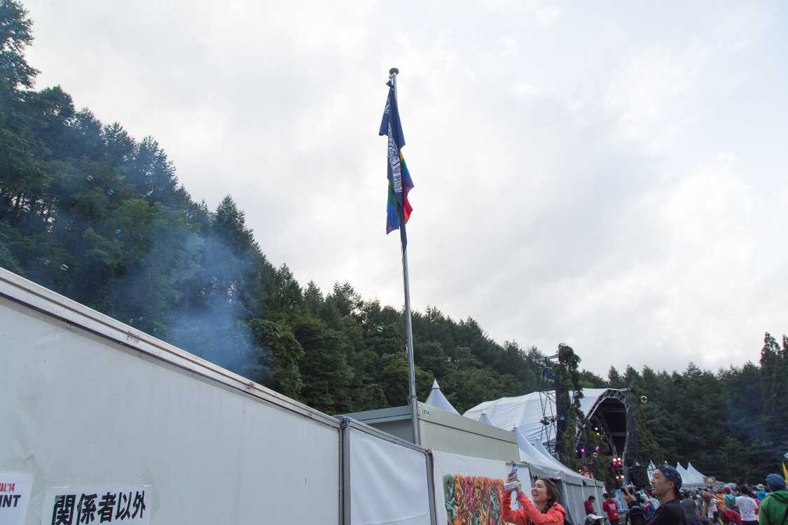 シャボン玉を撮る人。