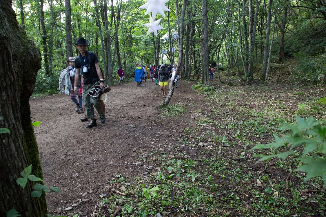 拡張そのものは数年前からあった。雑草の刈り込みが広がっている。