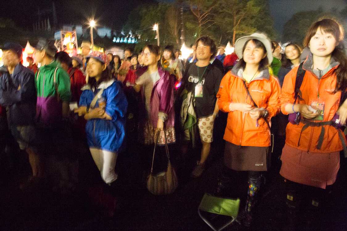 抽選会中の風景。