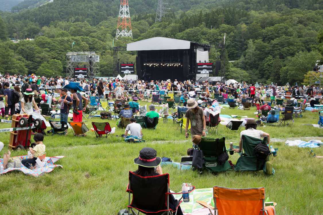 プライオリティーテントのすぐ北側。スペースは十分。